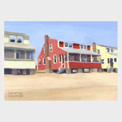 Painting "Cottages, Hawk's Nest #3"